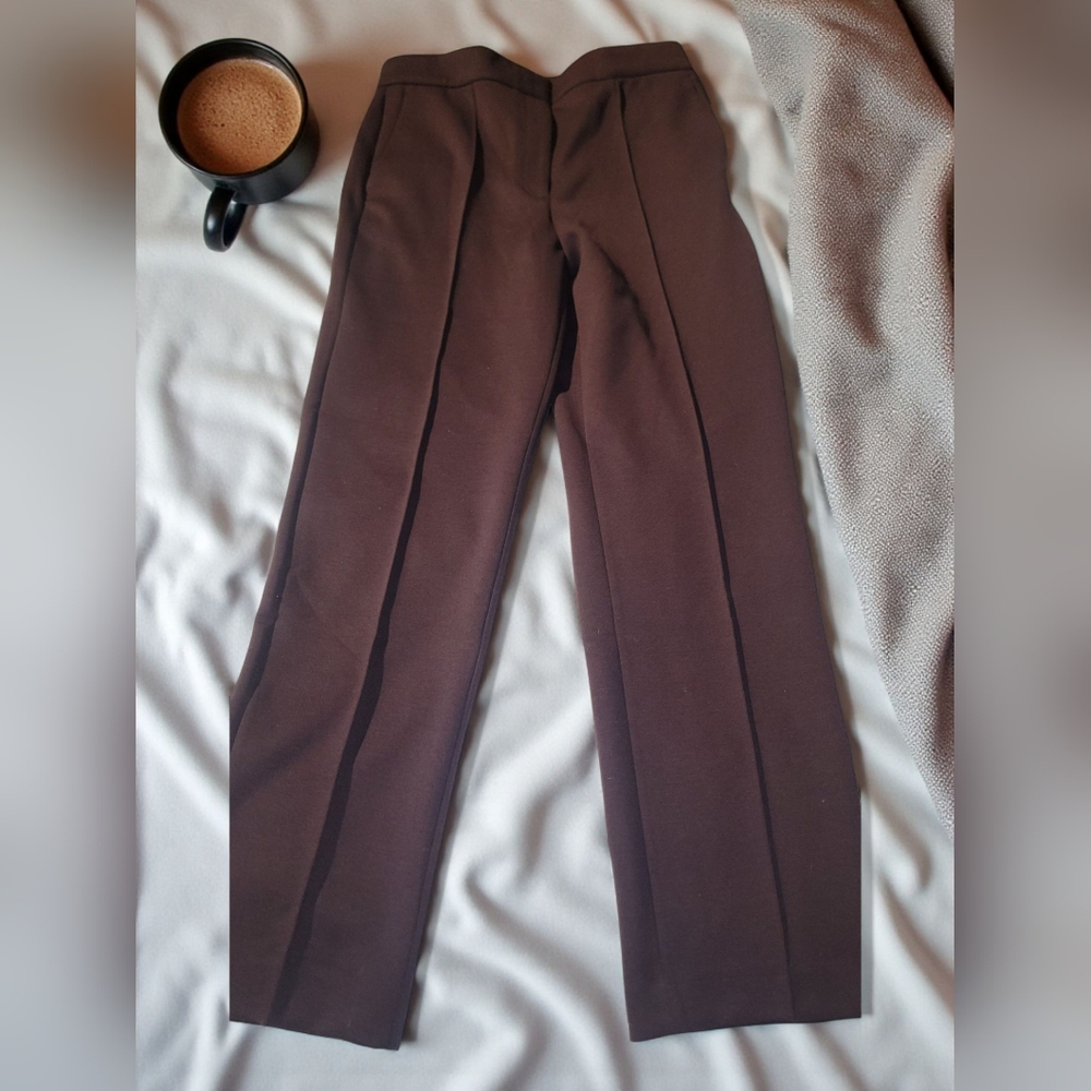 Ann Taylor Dark Brown Womens Dress Pants